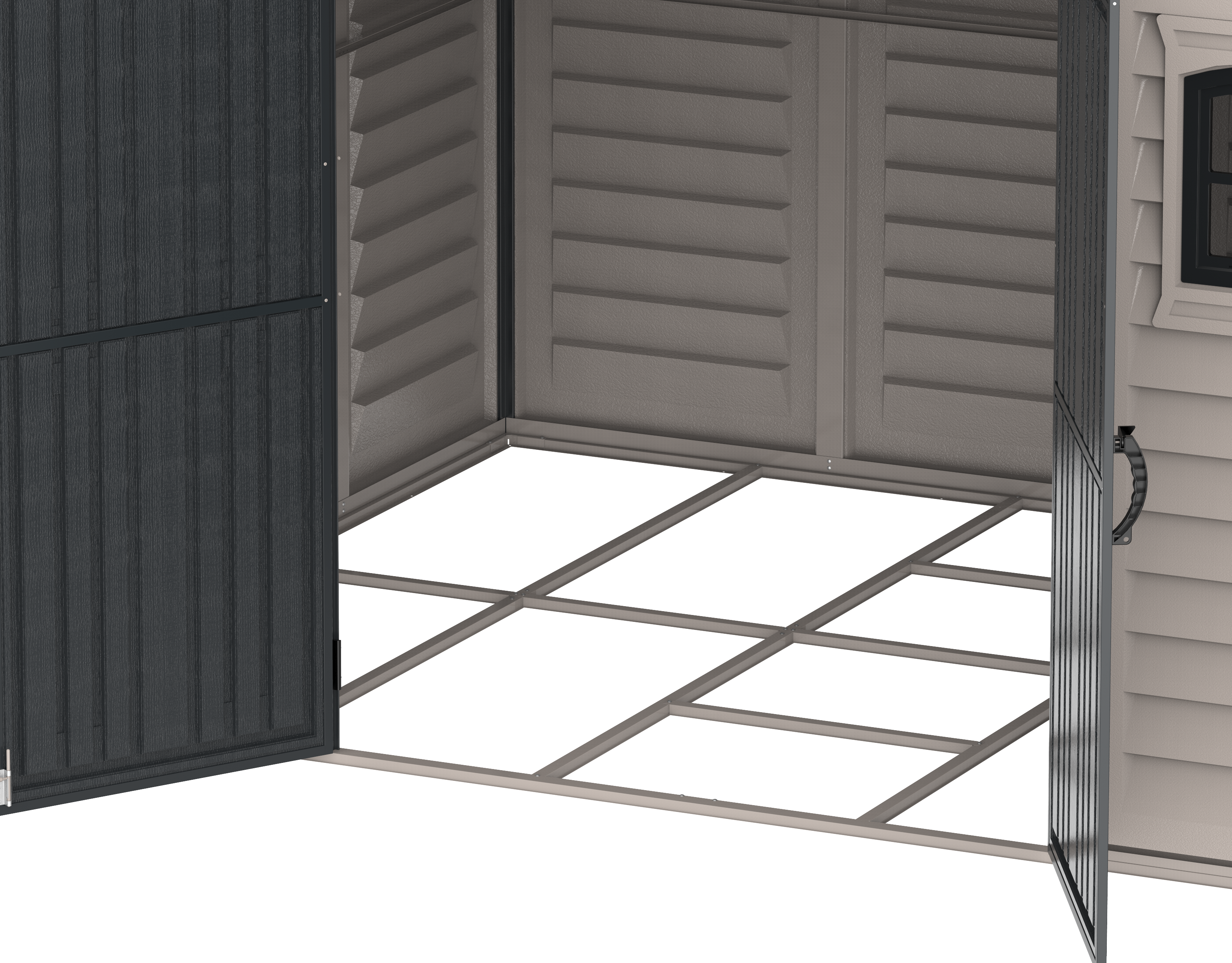 DuraMax Woodbridge II PLUS Vinyl Shed - 3.2 m x 2.4 m Kitset