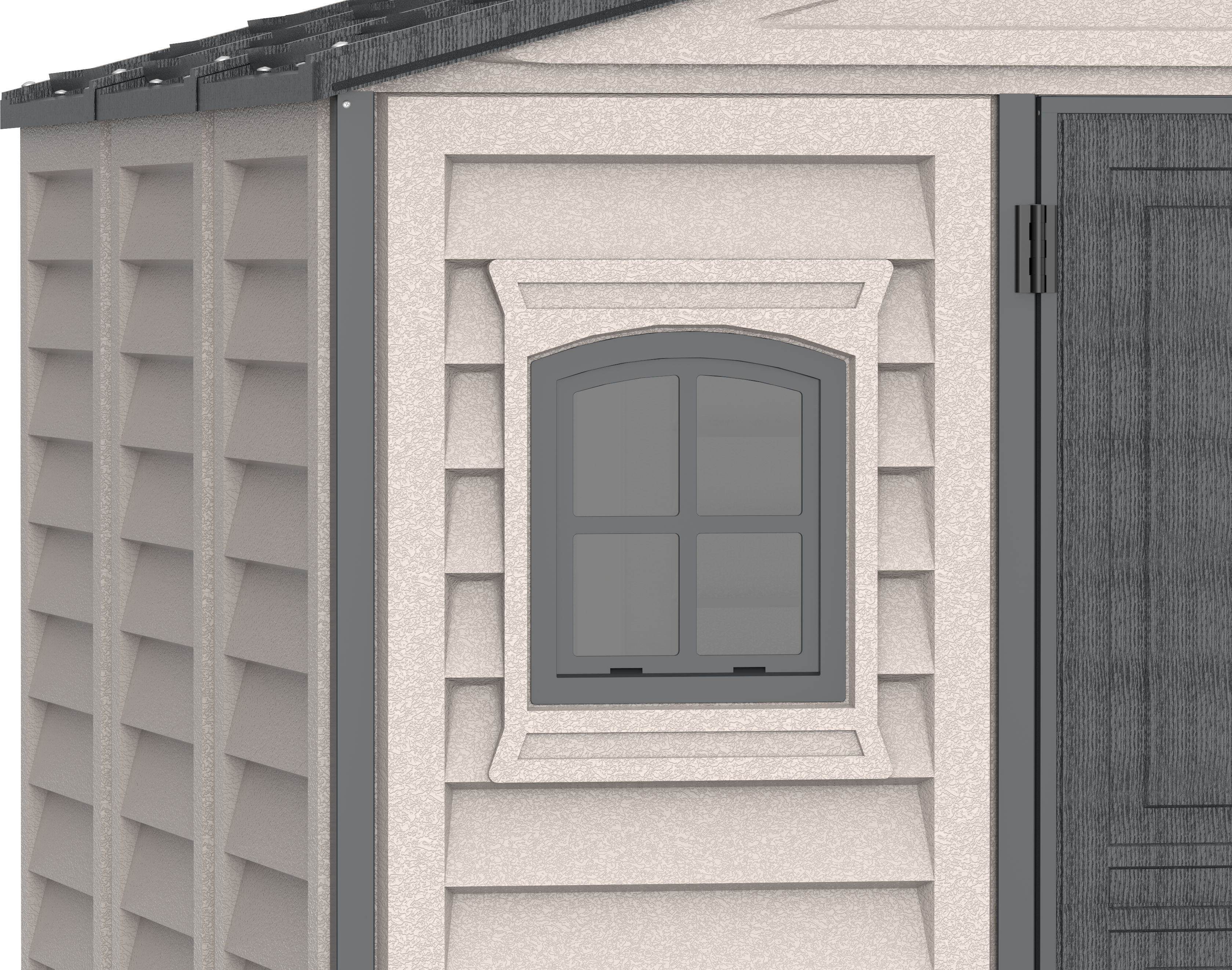 DuraMax Woodbridge II PLUS Vinyl Shed - 3.2 m x 2.4 m Kitset