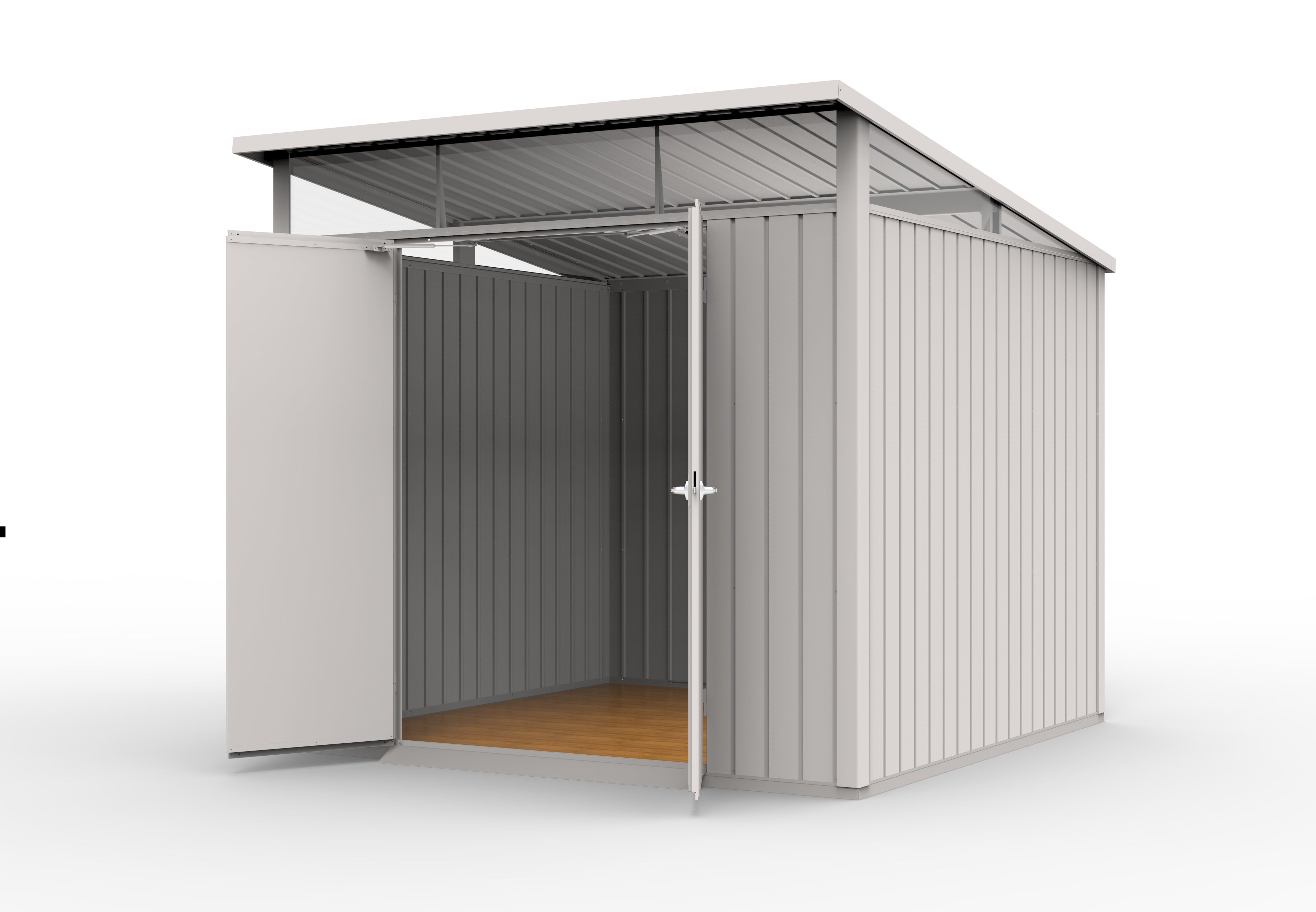 DuraMax Palladium Steel Shed - 2.4m x 1.8m Kitset SILVER