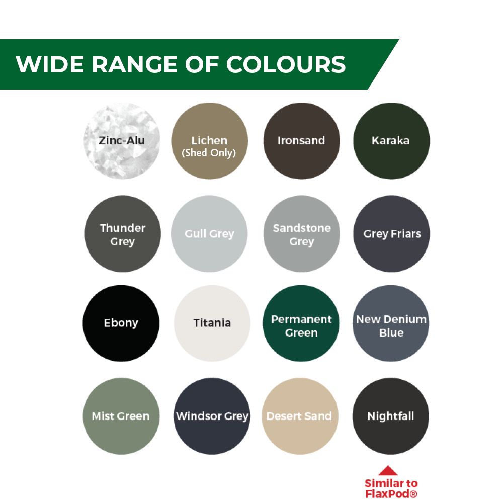 Duratuf Lifestyle MARLBOROUGH Shed - 3.1m x 3.1m (Colour Finish)