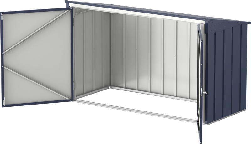 DuraMax 3x Wheelie Bin Store - 2.1m x 0.9m x 1.28m Kitset
