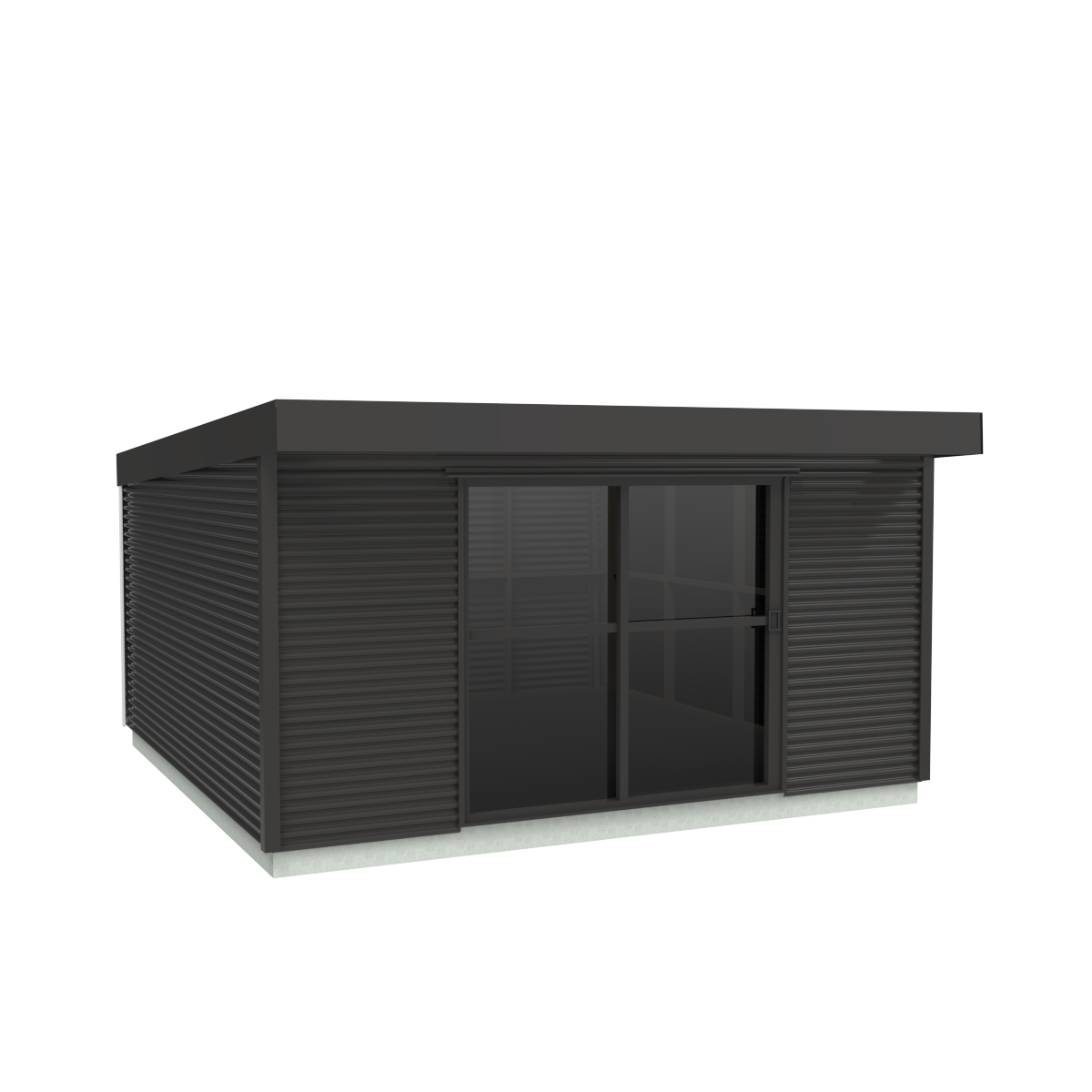 Duratuf Lifestyle ARDMORE CABIN w. Ranch Slider & Floor - 4.8m x 4.8m (Colour Finish)