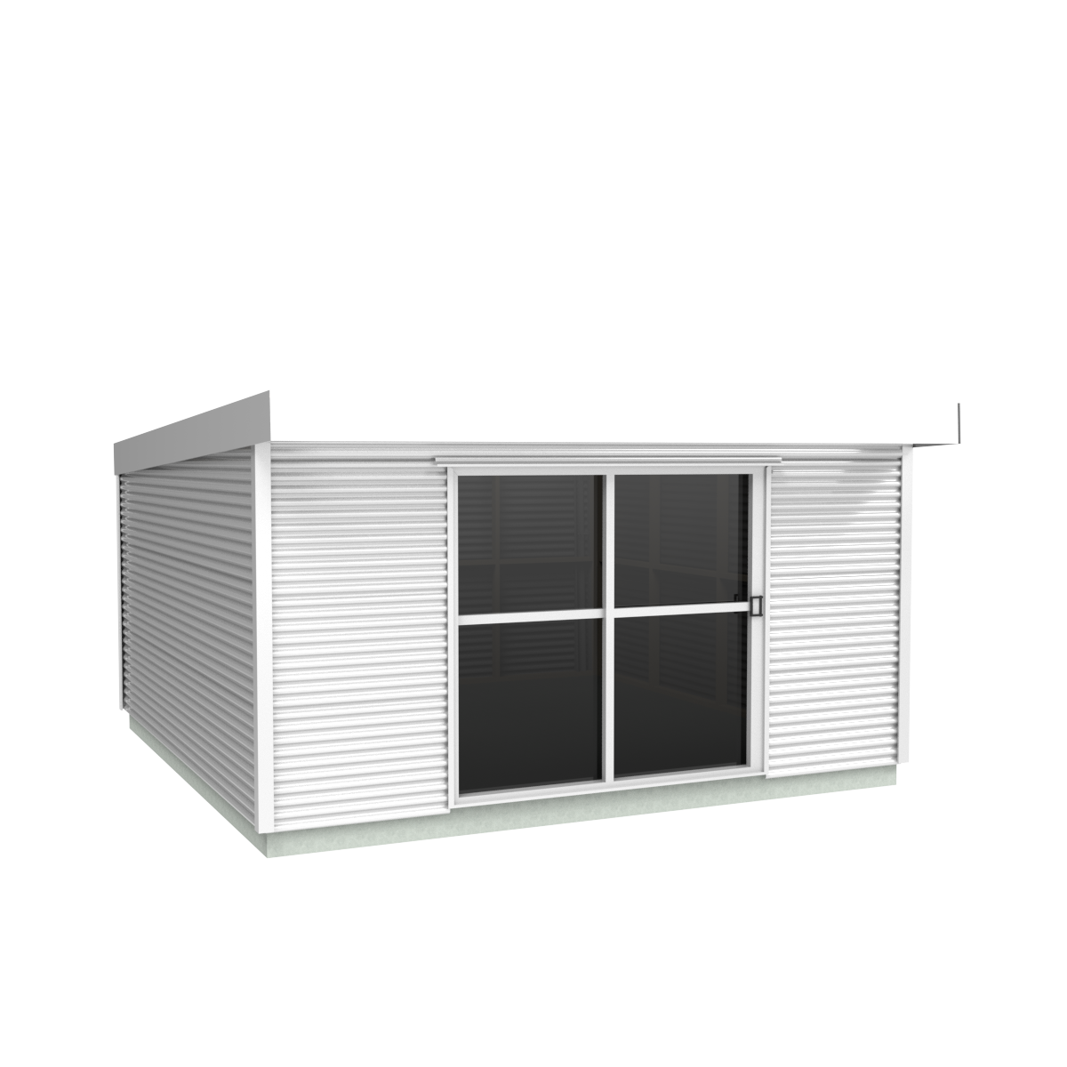 Duratuf Lifestyle ARDMORE CABIN w. Ranch Slider & Floor - 4.8m x 4.8m (Colour Finish)