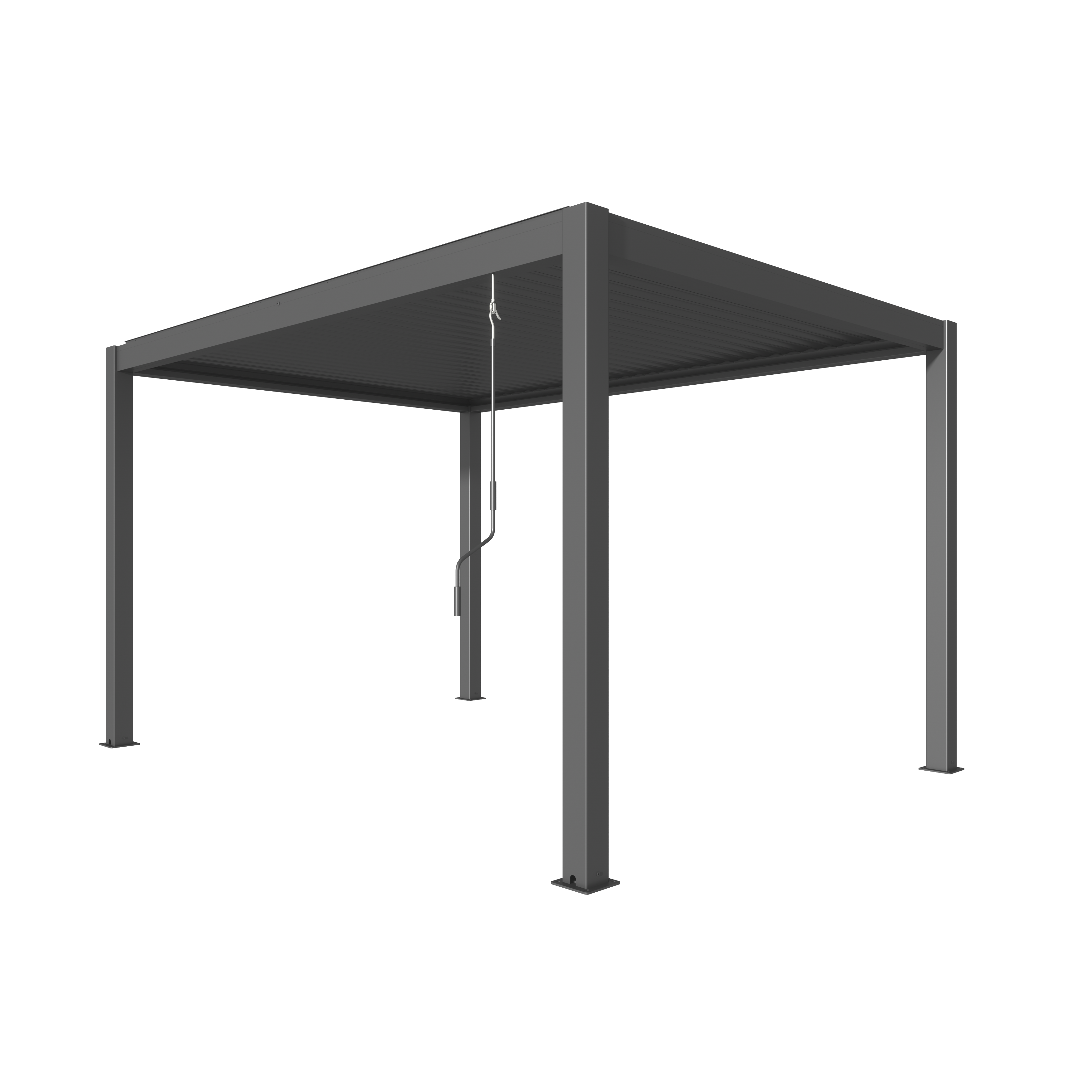 TLP Best Value 4mx3mx2.5m Louvre Pergola - Free Standing - Manual