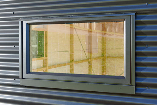 Duratuf Lifestyle WAIHEKE CABIN w. Ranch Slider & Floor - 4.2m x 3.6m (Colour Finish)