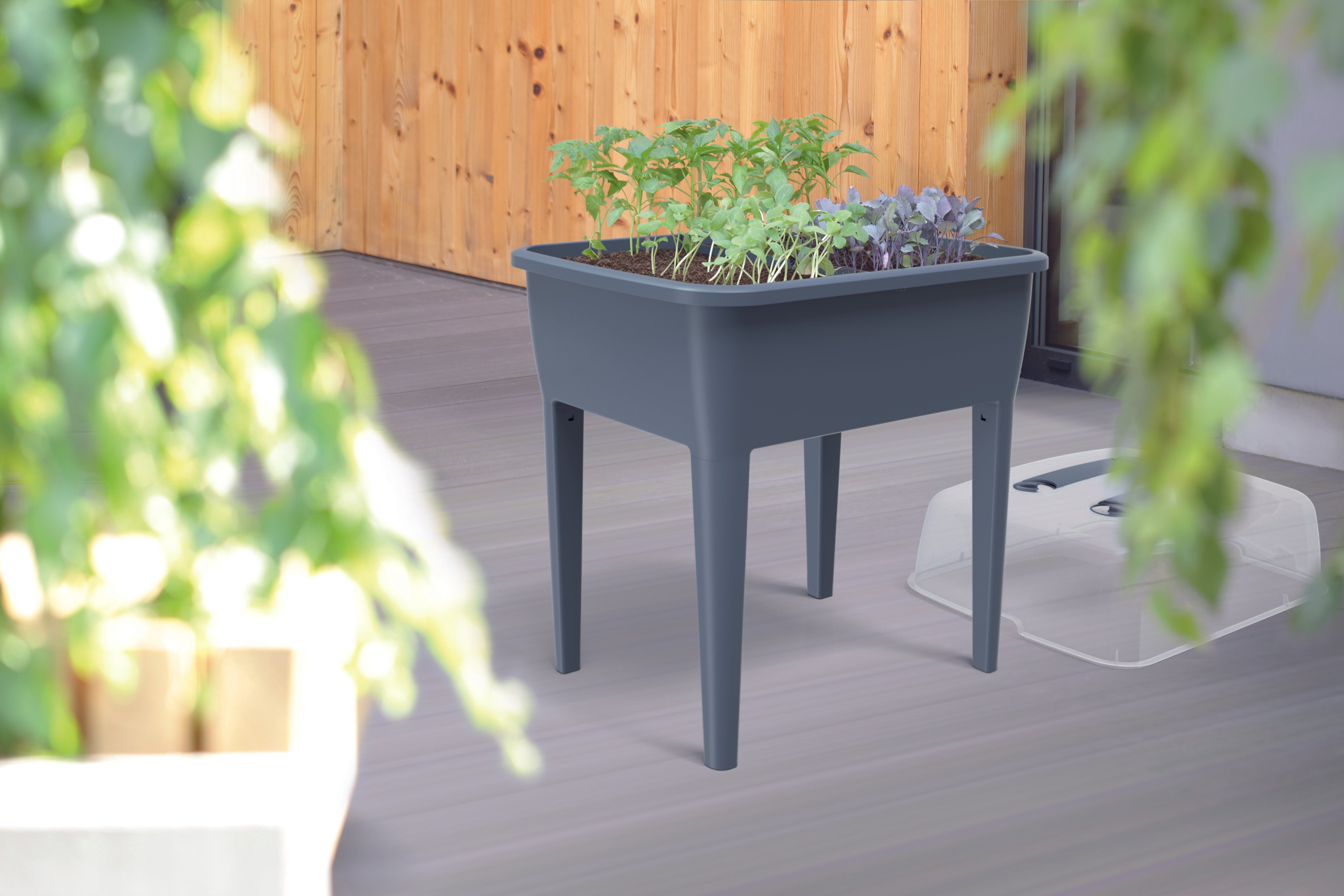 Prosperplast Respana XL Mini Greenhouse & Planter Box 770mm (L) x 580mm (W) x 963mm (H)”