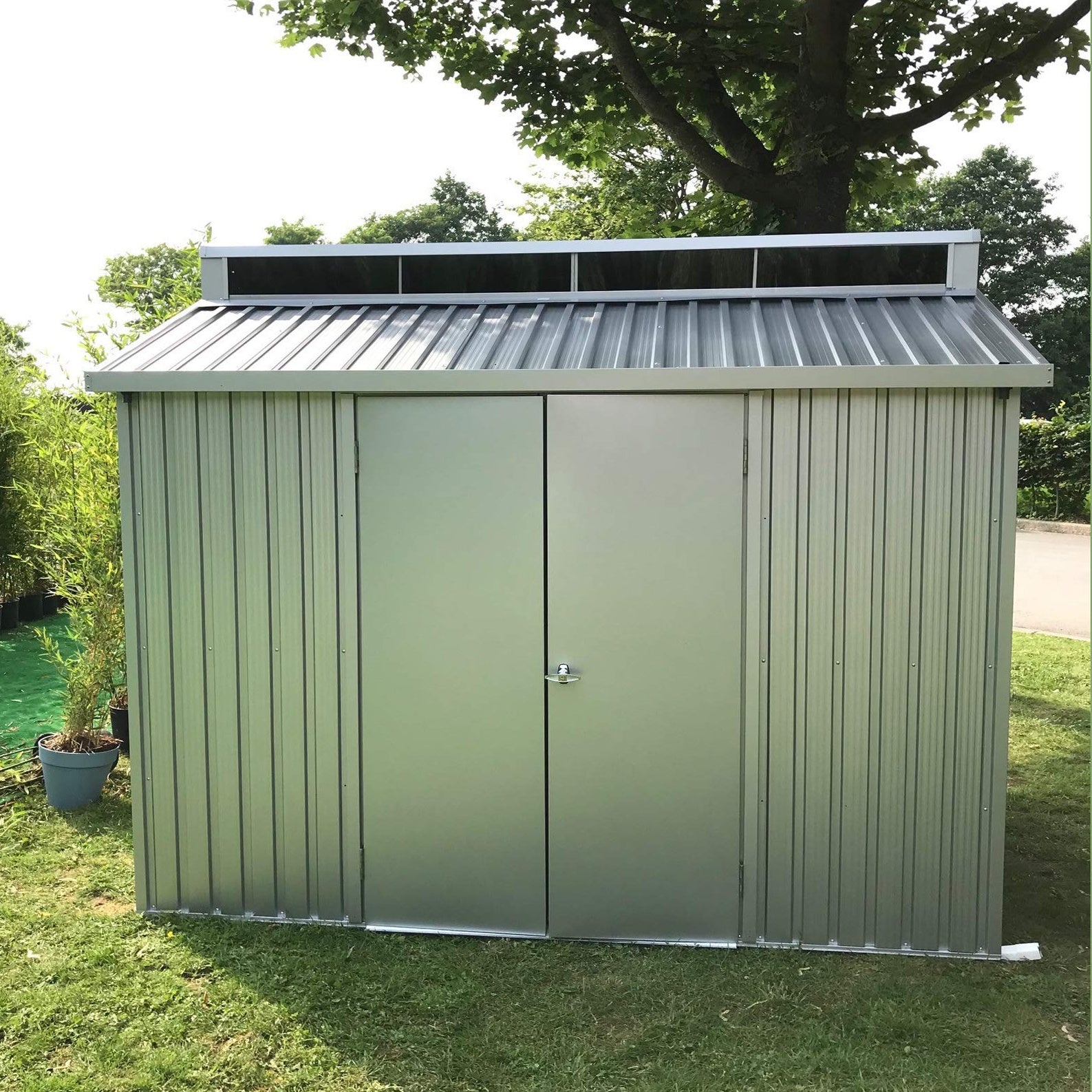 DuraMax AluShed Skylight Shed - 3.1m x 2.3m x 2.3m Kitset