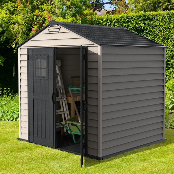 DuraMax StoreMax PLUS Vinyl Shed - 2.1 m x 2.1 Kitset