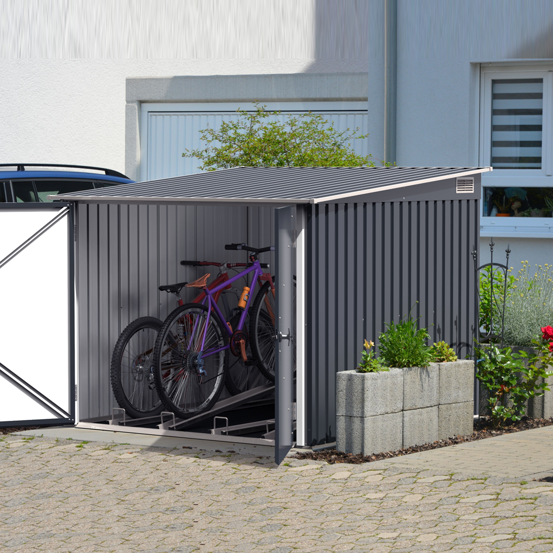 DuraMax Outdoor Storage 4x Bicycle Store Kitset
