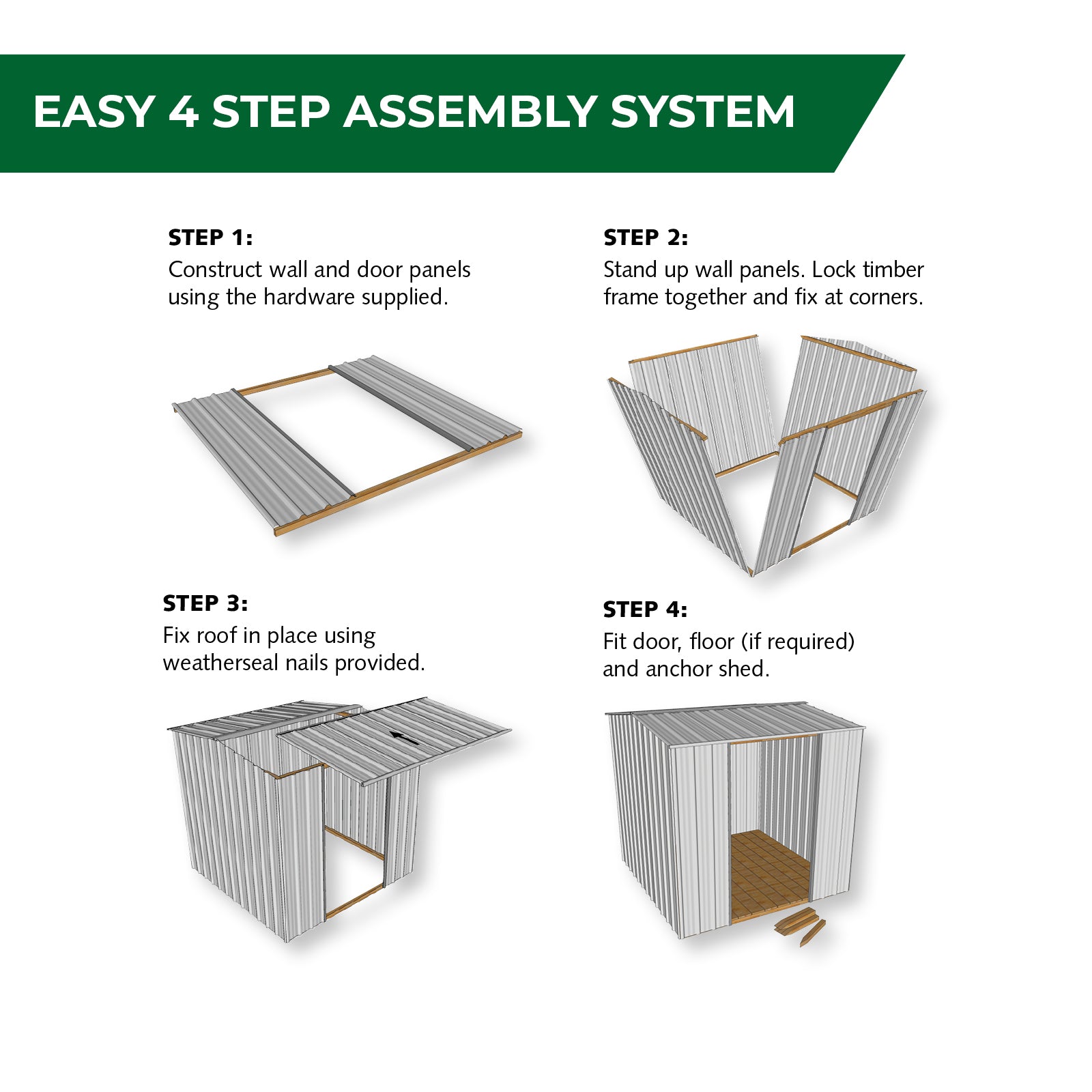 Duratuf SmartStore SM3025 - 3.0m x 2.5m (Colour Finish)