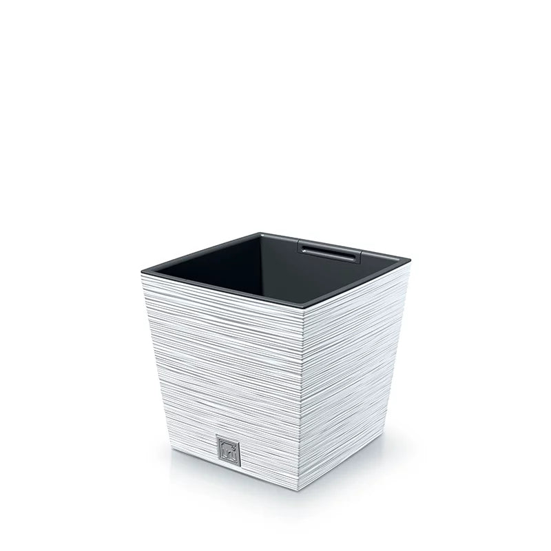 Prosperplast Furu Square Low Flowerpot - 295mm (w) x 295mm (l) x 290mm (h)