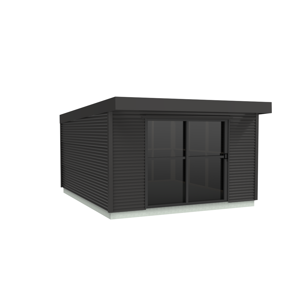 Duratuf Lifestyle GLENBURN CABIN w. Ranch Slider & Floor - 4.2m x 4.8m (Colour Finish)