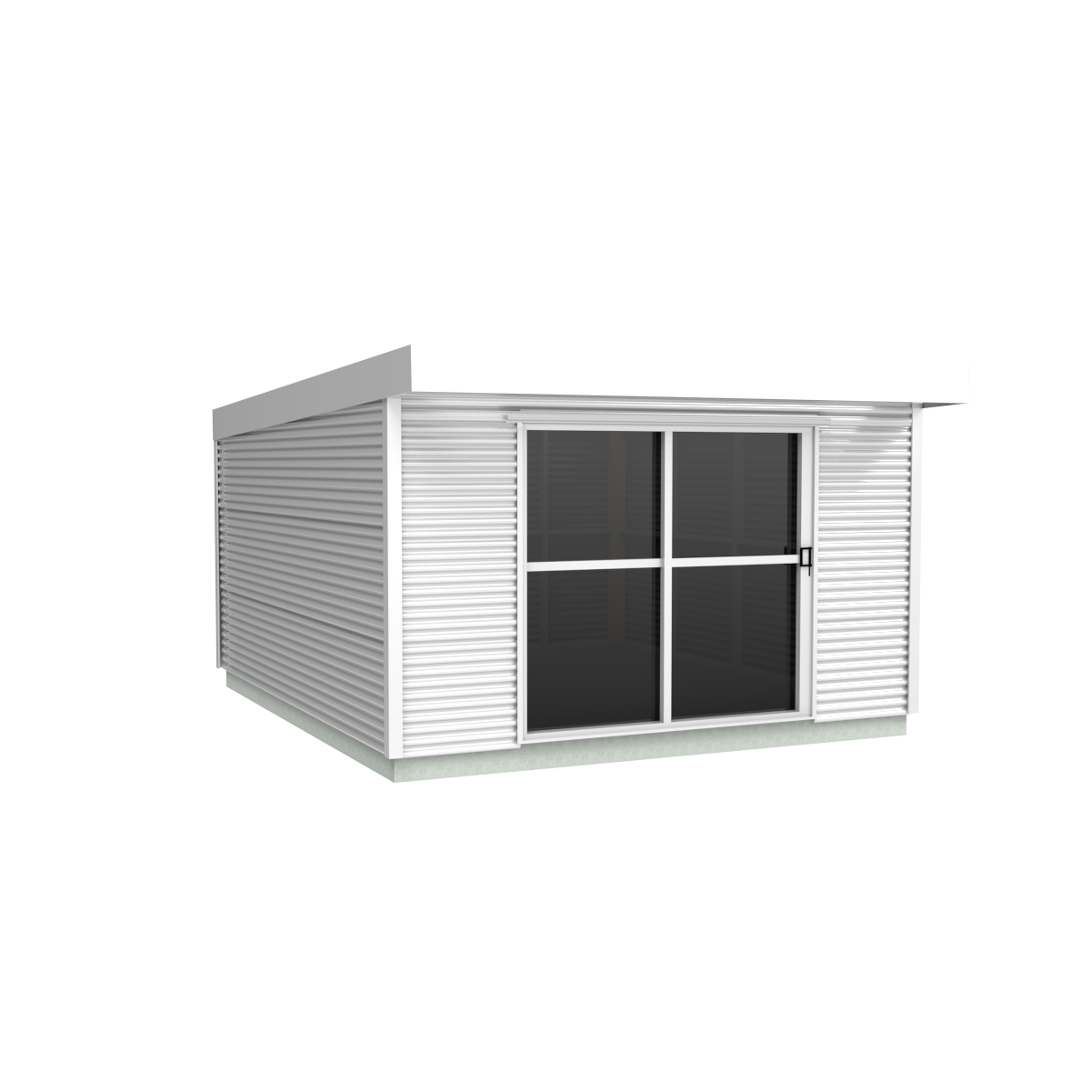 Duratuf Lifestyle GLENBURN CABIN w. Ranch Slider & Floor - 4.2m x 4.8m (Colour Finish)