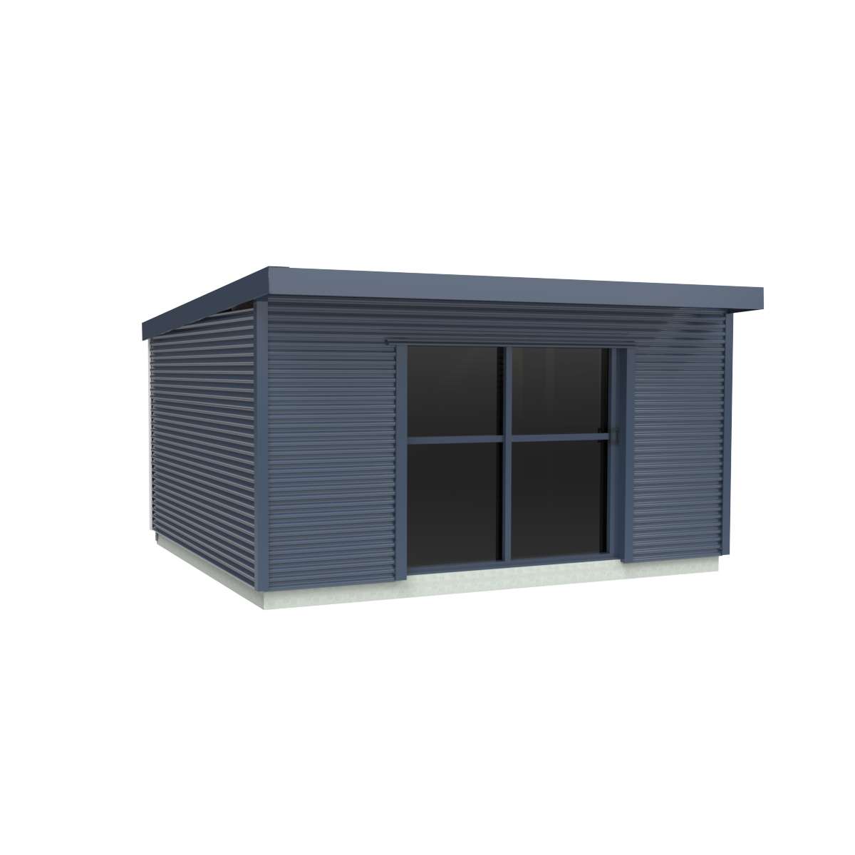 Duratuf Lifestyle HAVELOCK CABIN w. Ranch Slider & Floor - 4.8m x 4.2m (Colour Finish)