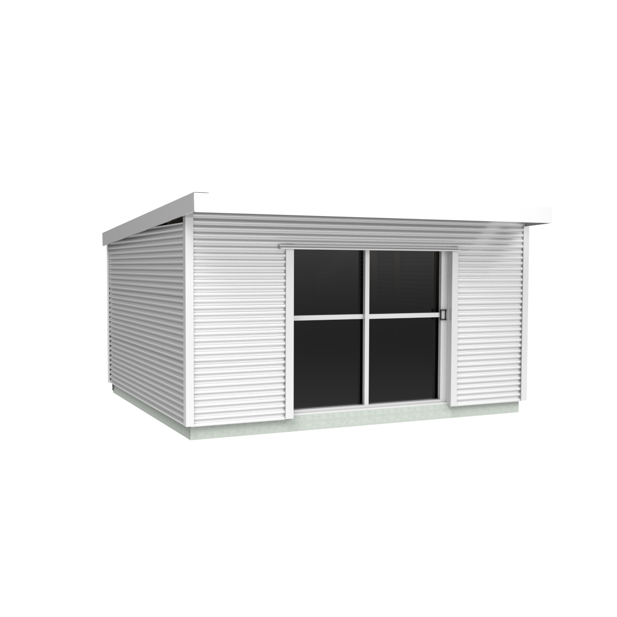 Duratuf Lifestyle HAVELOCK CABIN w. Ranch Slider & Floor - 4.8m x 4.2m (Colour Finish)