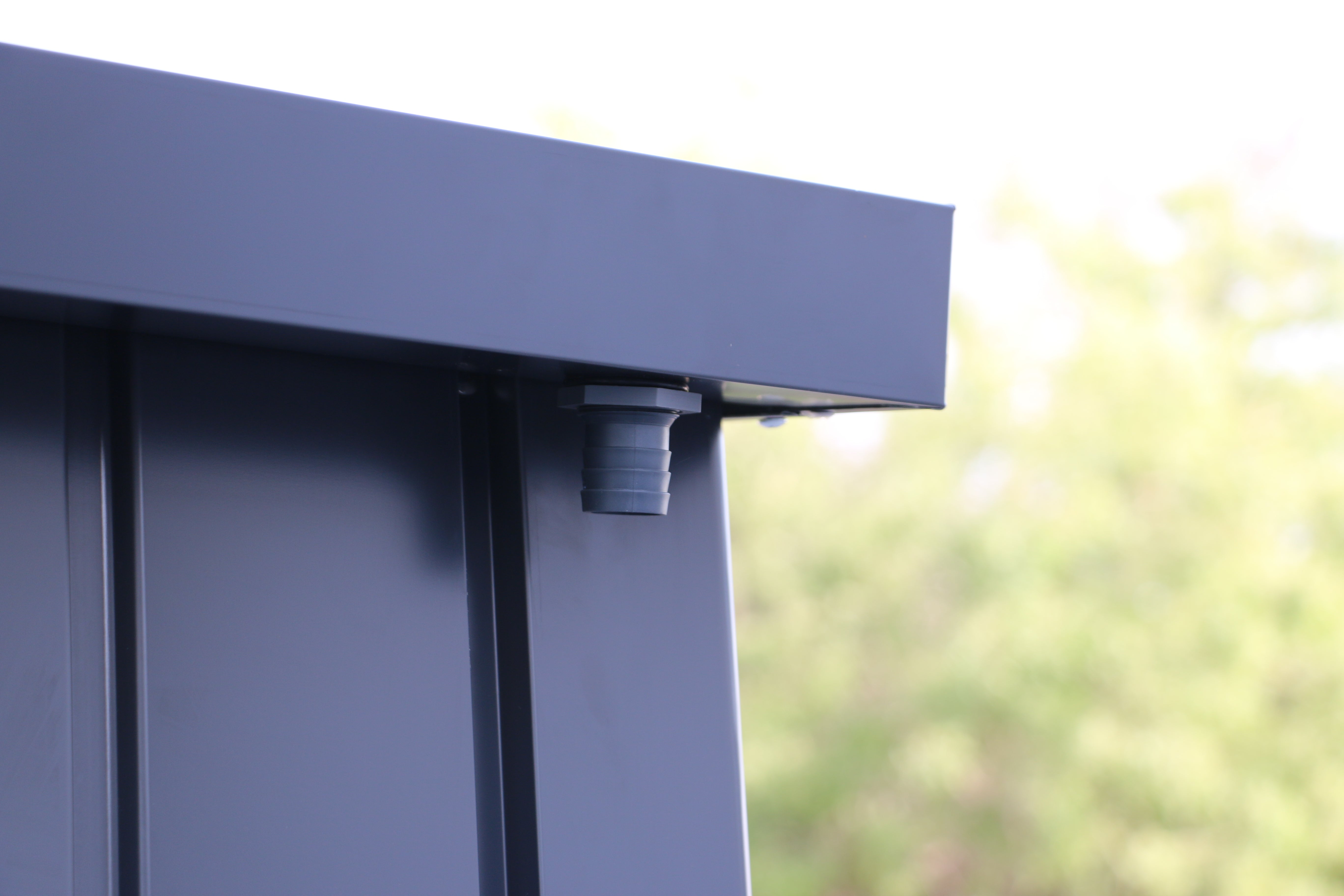 DuraMax Palladium Steel Shed - 2.45m x 1.8m x 1.88m Kitset