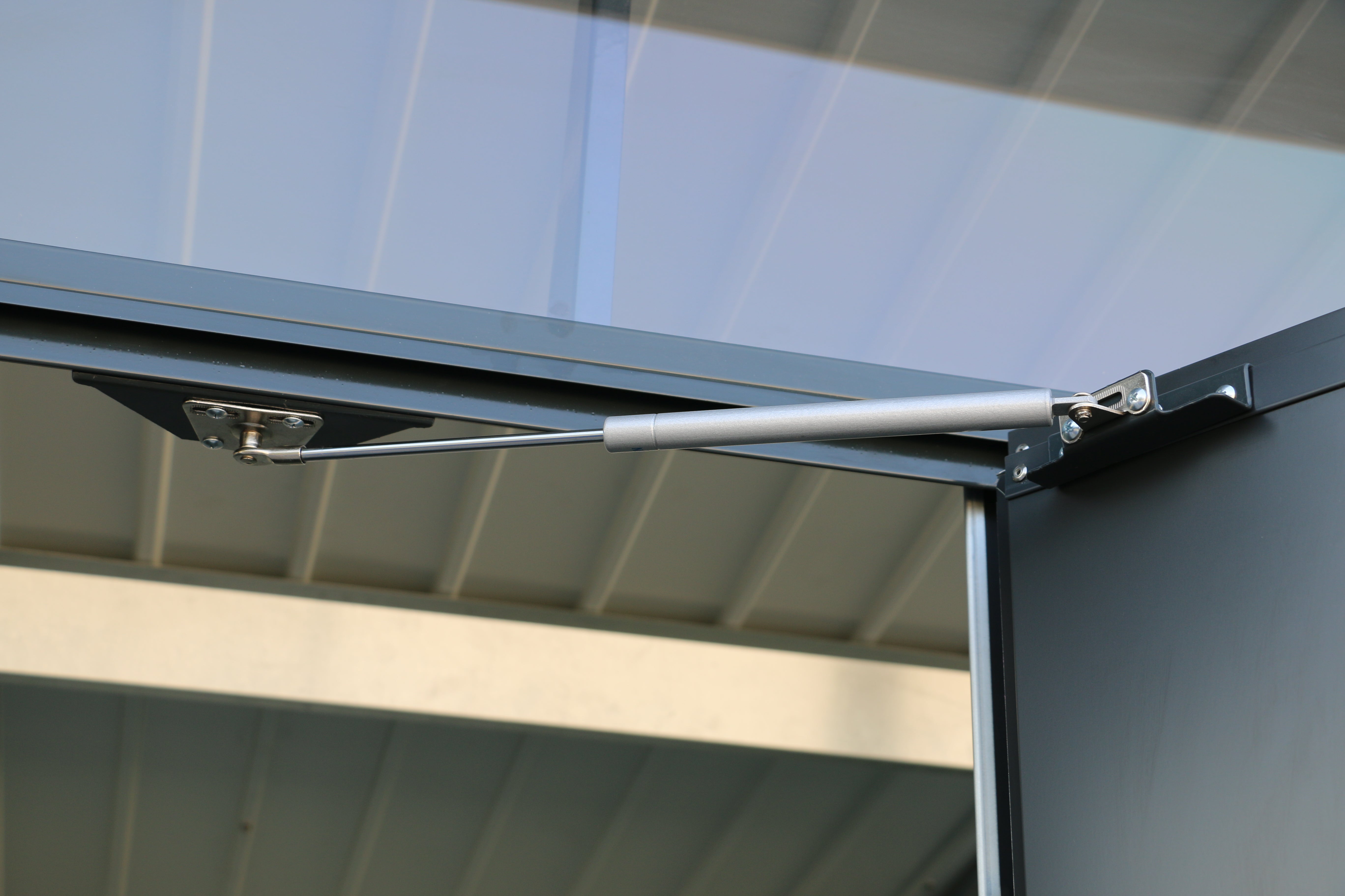 DuraMax Palladium Steel Shed - 2.45m x 1.8m x 1.88m Kitset