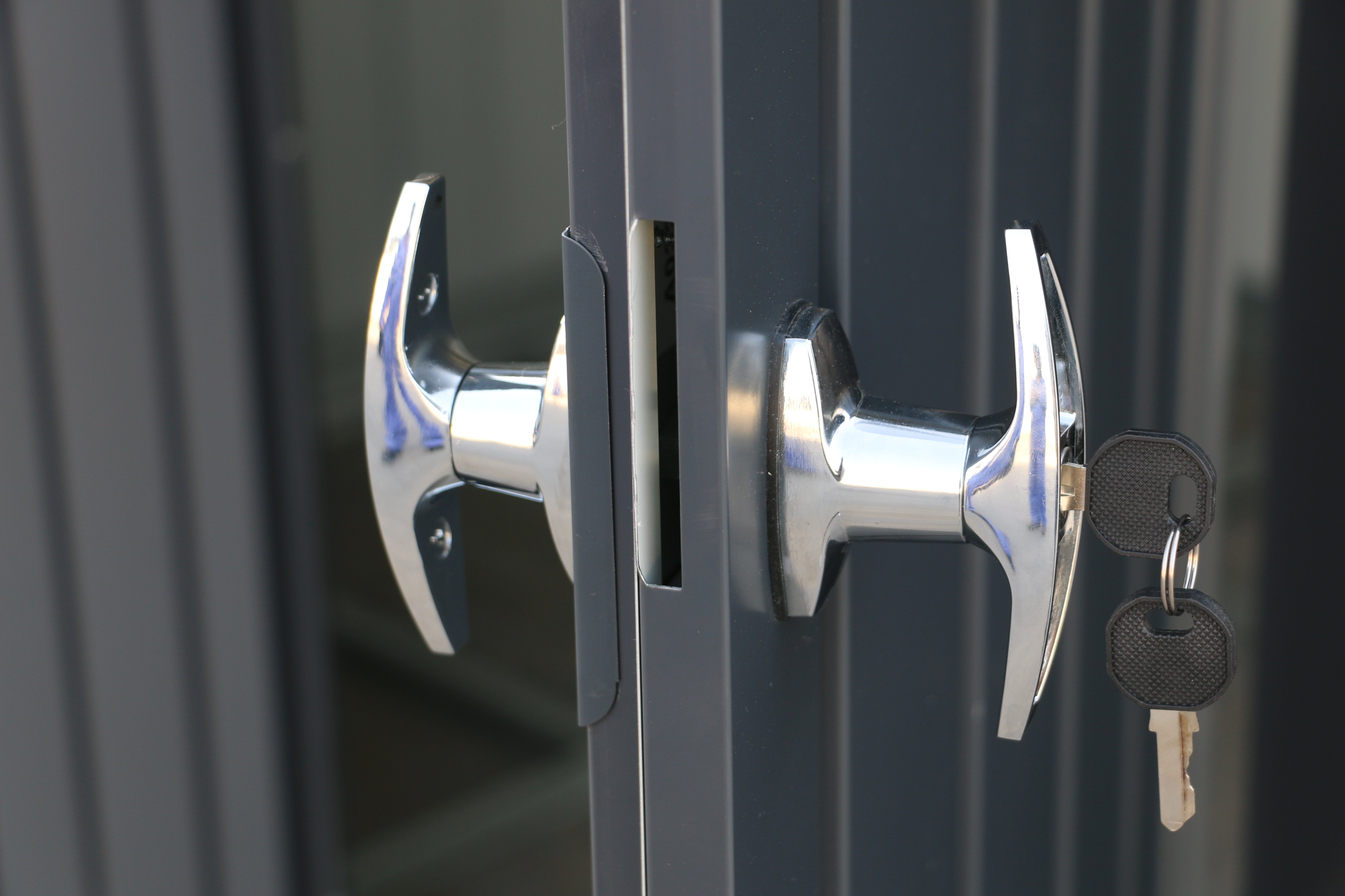 DuraMax Palladium Steel Shed - 2.45m x 1.8m x 1.88m Kitset