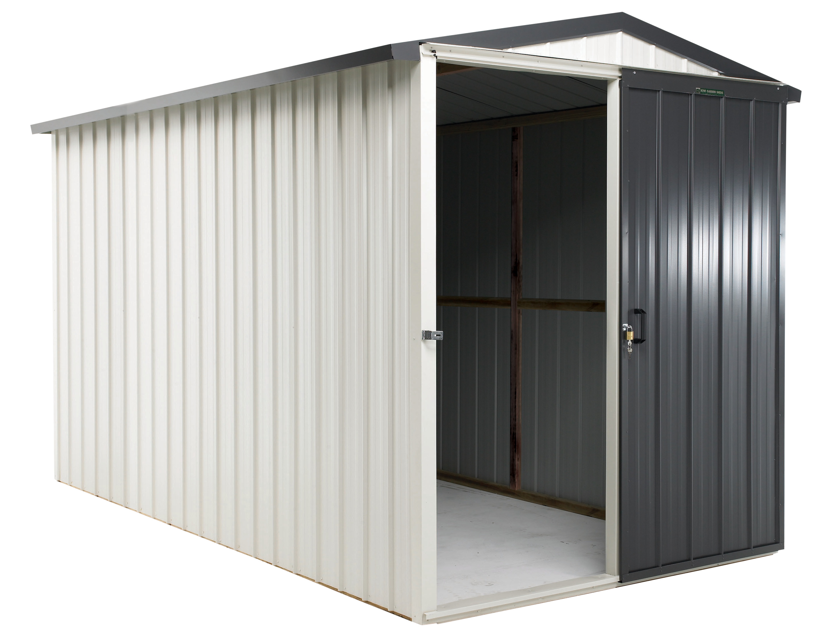 Duratuf Kiwi Shed KE1734-SS - 1.7m x 3.4m (Colour Finish)