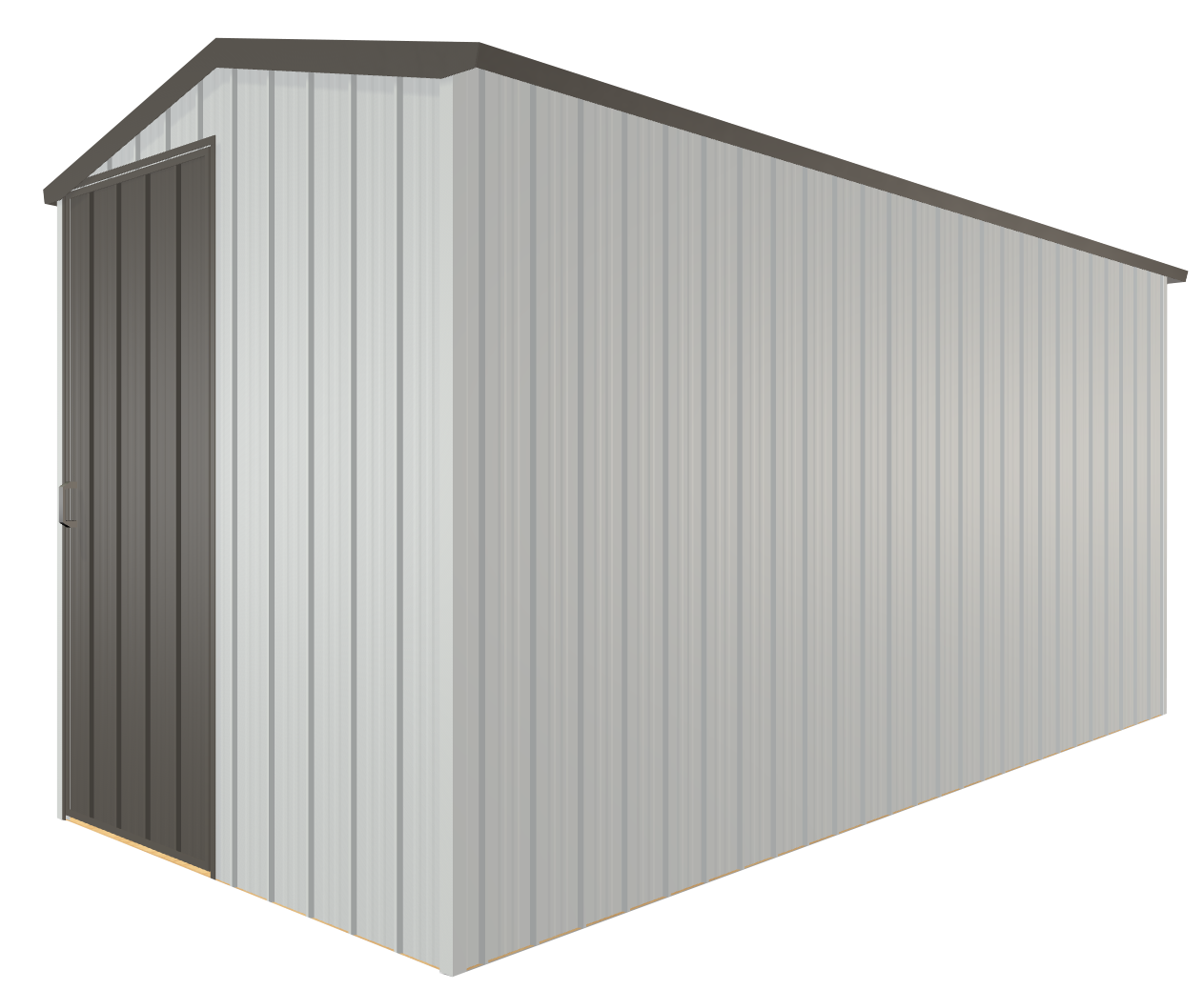 Duratuf Kiwi Shed KE1742-SS - 1.7m x 4.2m (Colour Finish)