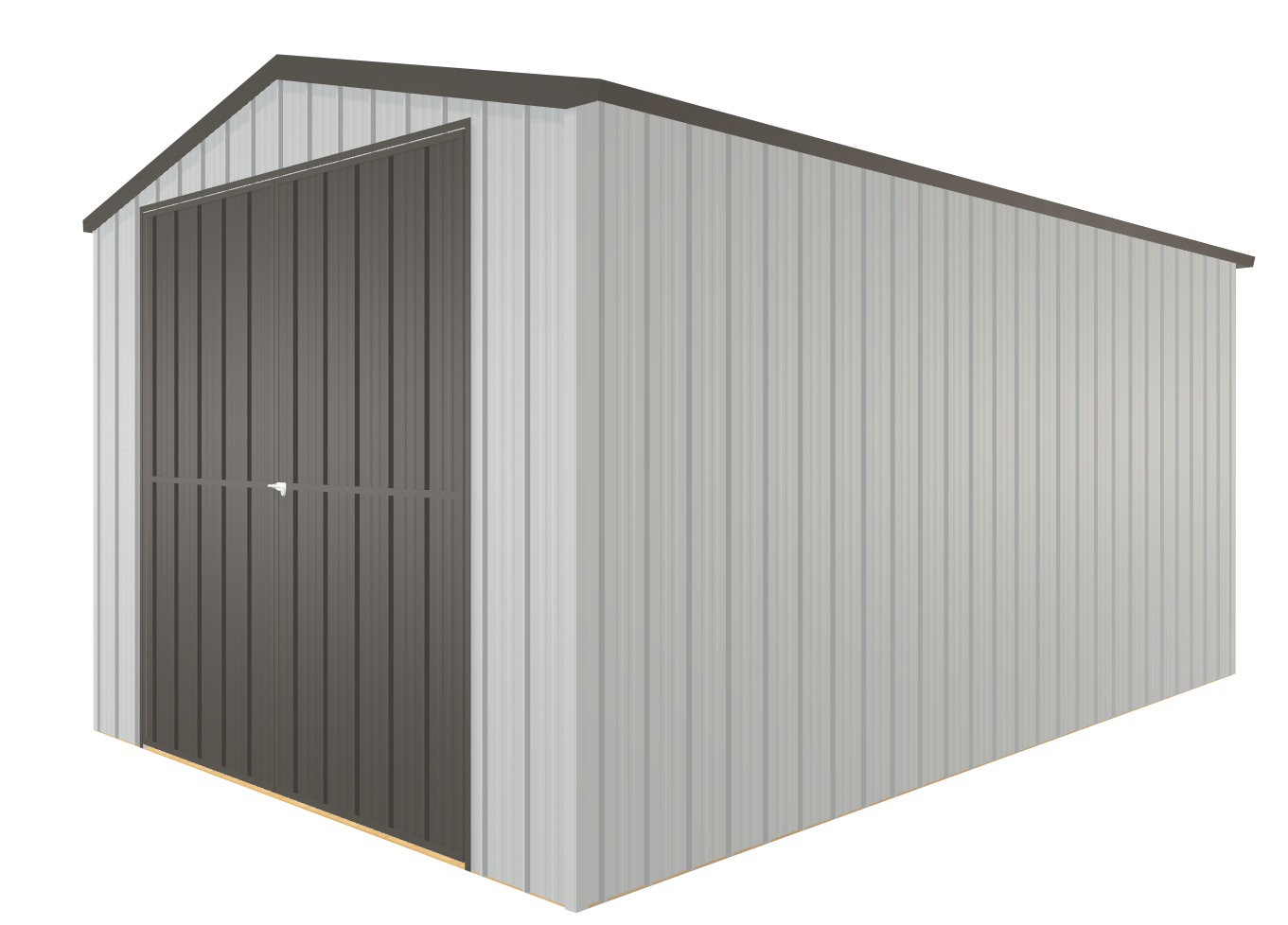 Duratuf Kiwi Shed KE2542-DH - 2.5m x 4.2m (Colour Finish)