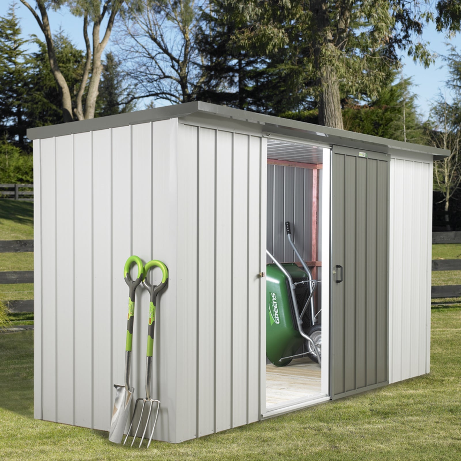 Duratuf Kiwi Shed KL3 - 3.4m x 1.2m (Colour Finish)