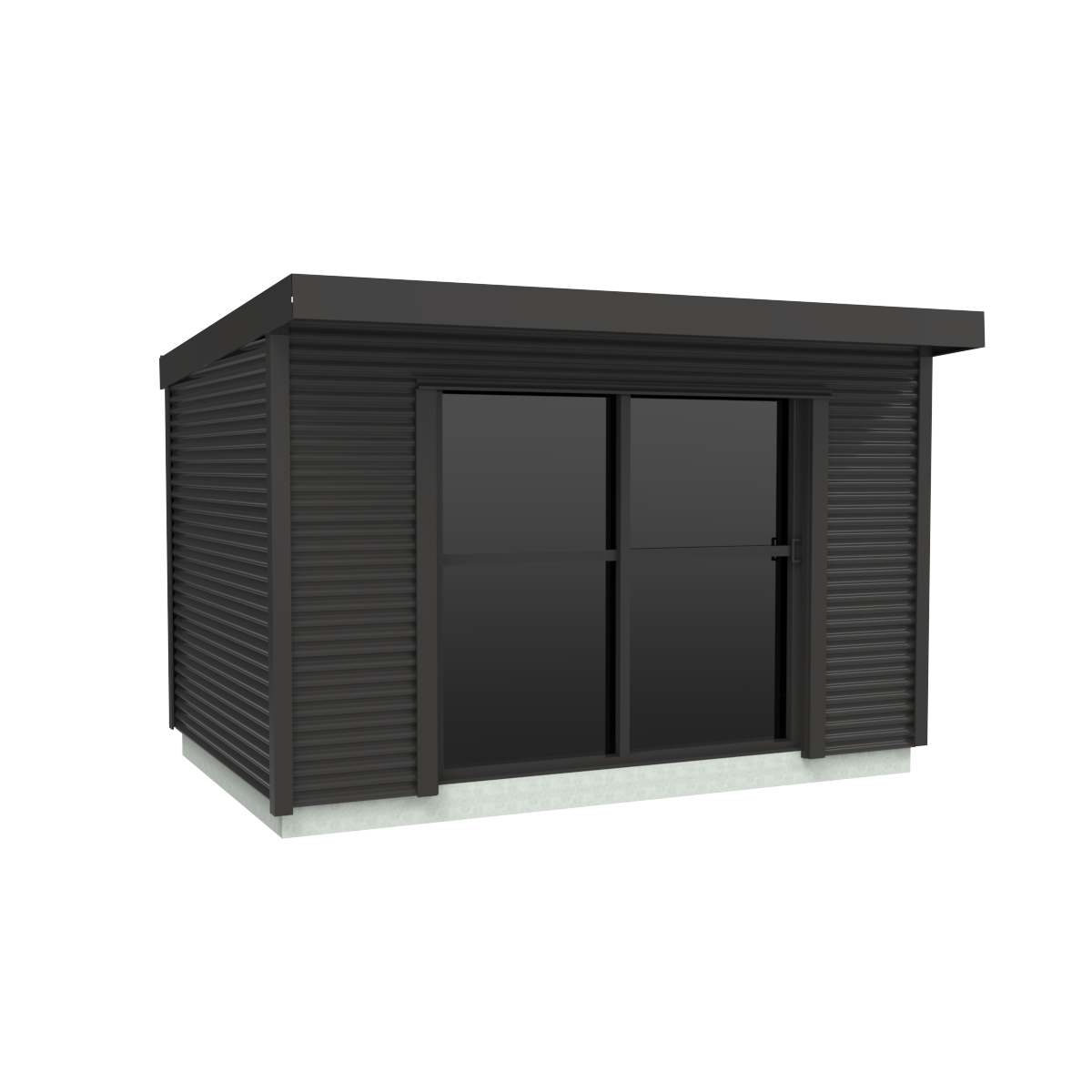 Duratuf Lifestyle KAIPARA CABIN w. Ranch Slider & Floor - 4.0m x 2.5m (Colour Finish)