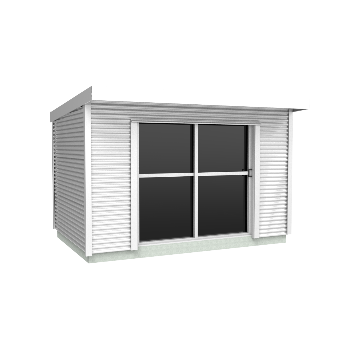 Duratuf Lifestyle KAIPARA CABIN w. Ranch Slider & Floor - 4.0m x 2.5m (Colour Finish)
