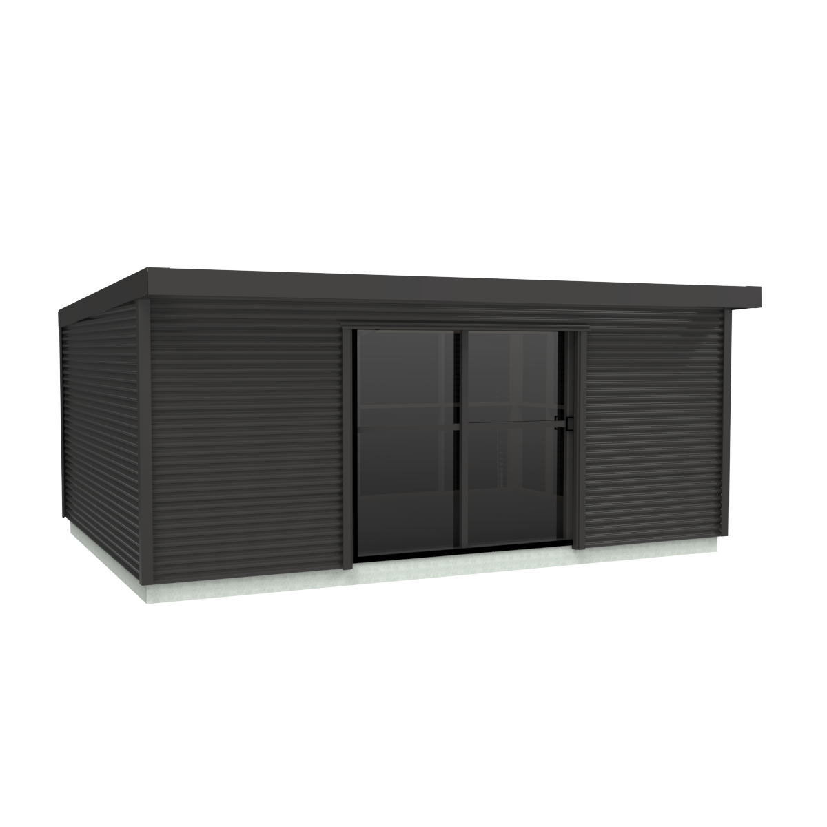 Duratuf Lifestyle KAPITI CABIN w. Ranch Slider & Floor - 6.0m x 4.2m (Colour Finish)