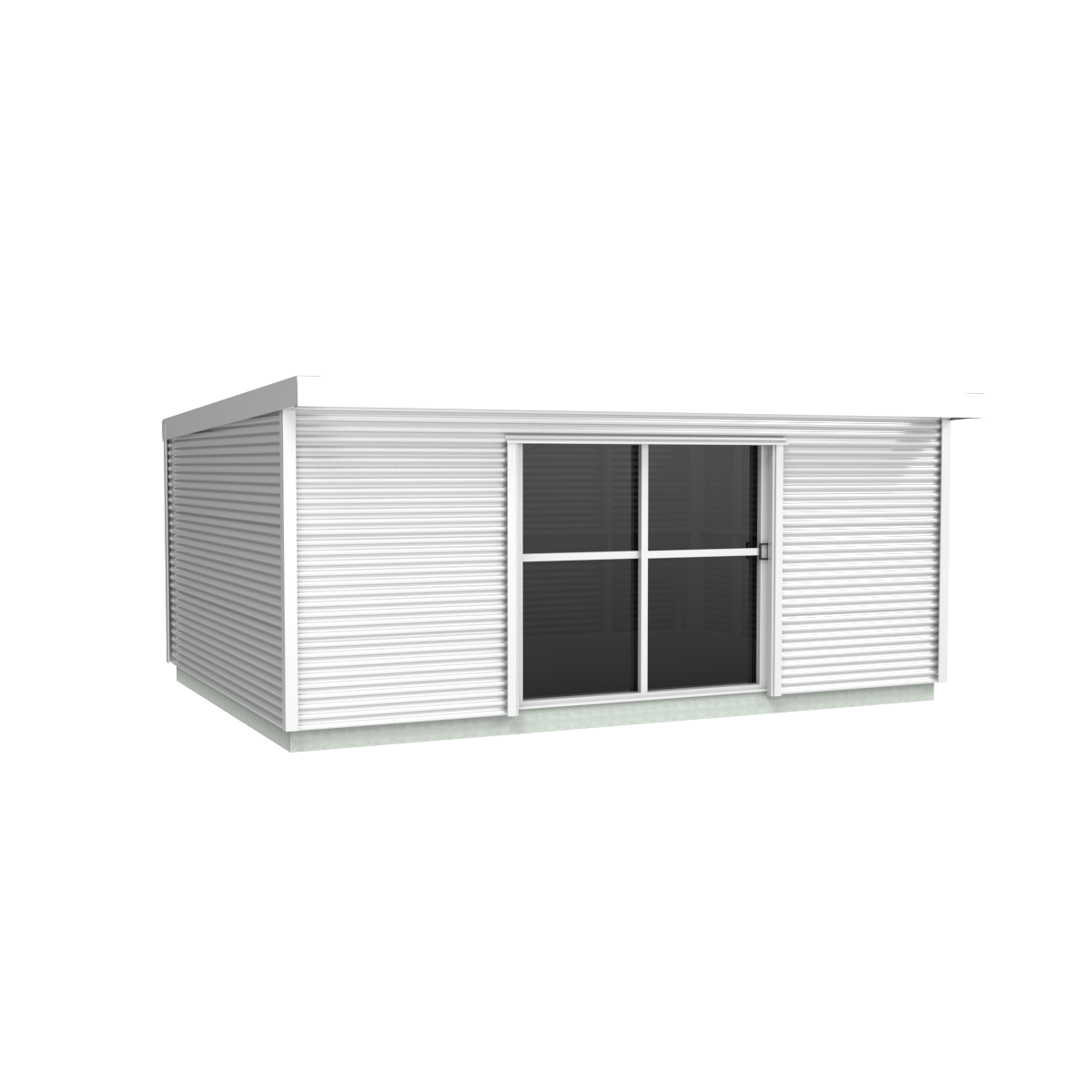 Duratuf Lifestyle KAPITI CABIN w. Ranch Slider & Floor - 6.0m x 4.2m (Colour Finish)