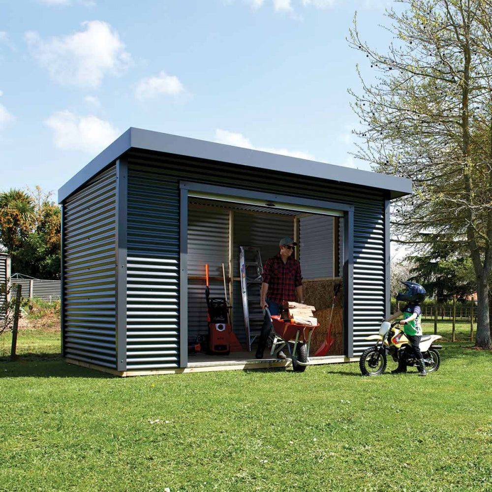 Duratuf Lifestyle KAIPARA Shed - 4.0 m x 2.5 m (Coloured finish)