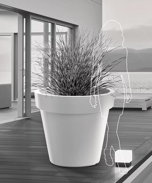 Prosperplast Lexo HUGE Round Garden Pot - 995mm (w) x 915mm (h)