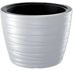 Prosperplast MAZE Round Garden Pot - 475mm (W) x 349mm (H)