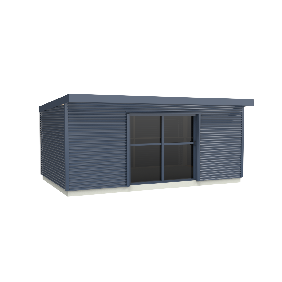 Duratuf Lifestyle OTAGO CABIN w Ranch Slider & Floor - 6.0m x 3.6m (Colour Finish)