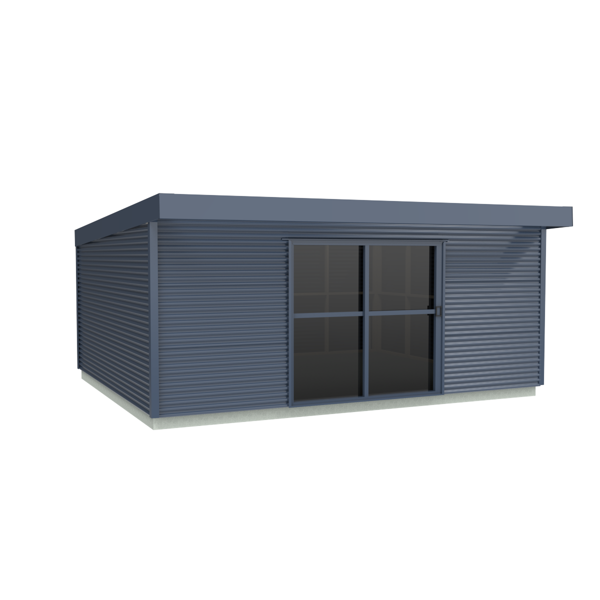 Duratuf Lifestyle OXFORD CABIN w. Ranch Slider & Floor - 6.0m x 4.8m (Colour Finish)