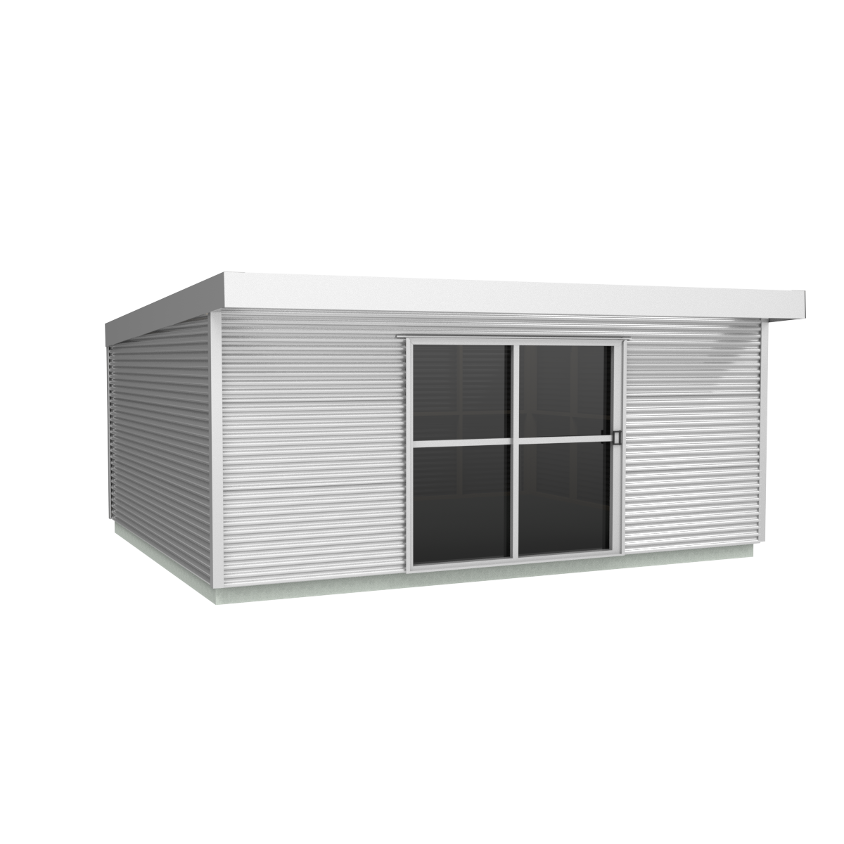 Duratuf Lifestyle OXFORD CABIN w. Ranch Slider & Floor - 6.0m x 4.8m (Colour Finish)