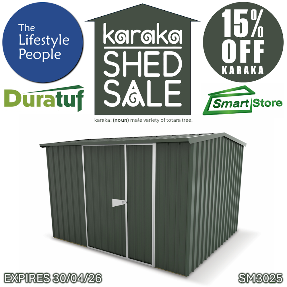 Duratuf SmartStore SM3025 - 3.0m W x 2.5m D (Coloured)