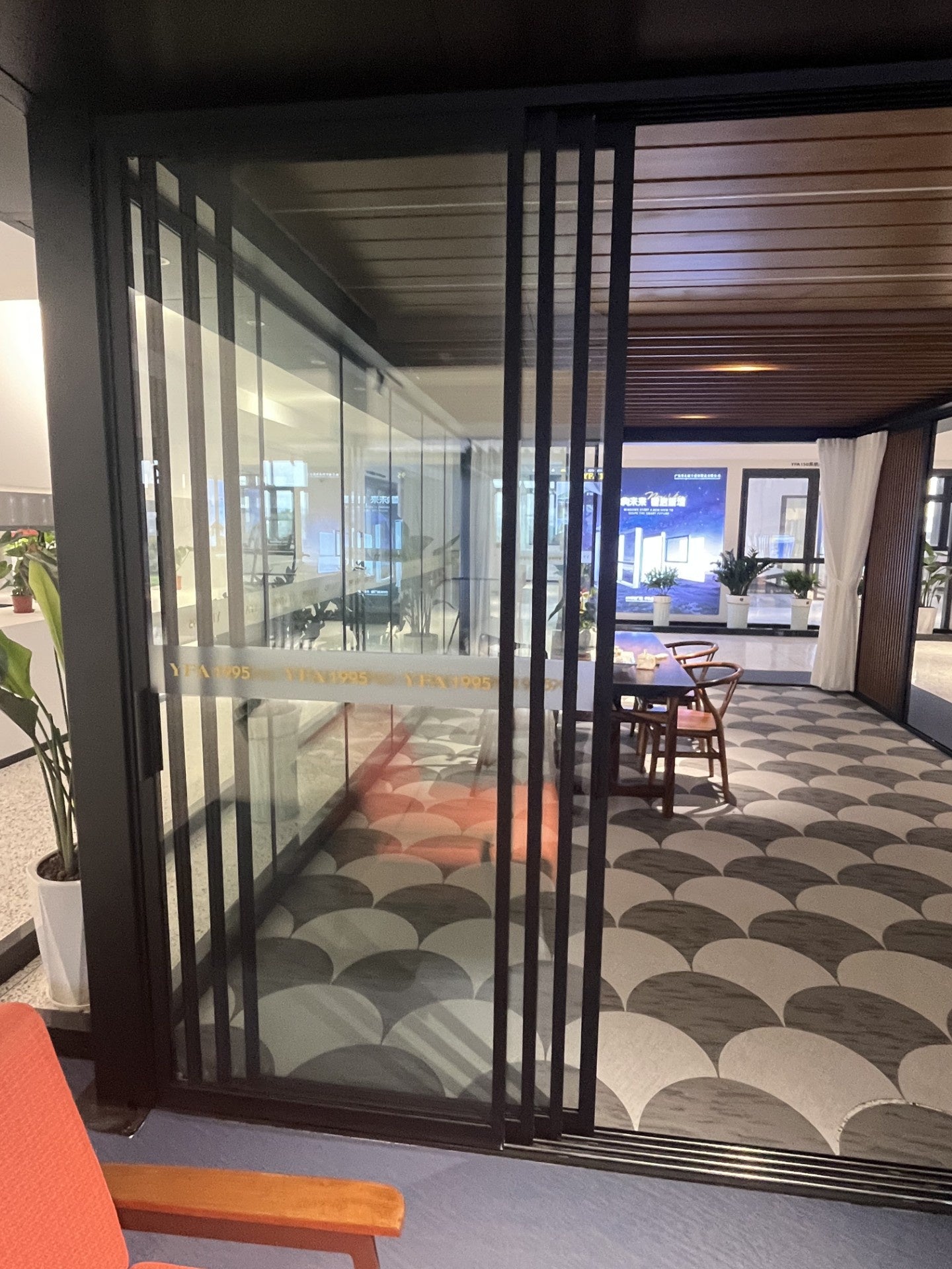 TLP Elite Aluminium Glass Sliding Panels - Slimline Series - 3m side