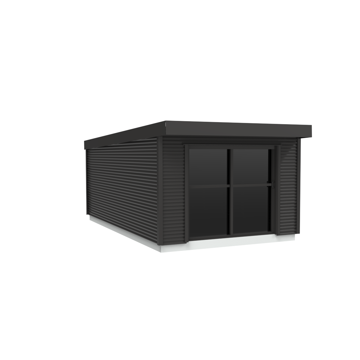 Duratuf Lifestyle WAIRARAPA CABIN w. Ranch Slider & Floor - 3.6m x 6.0m (Colour Finish)