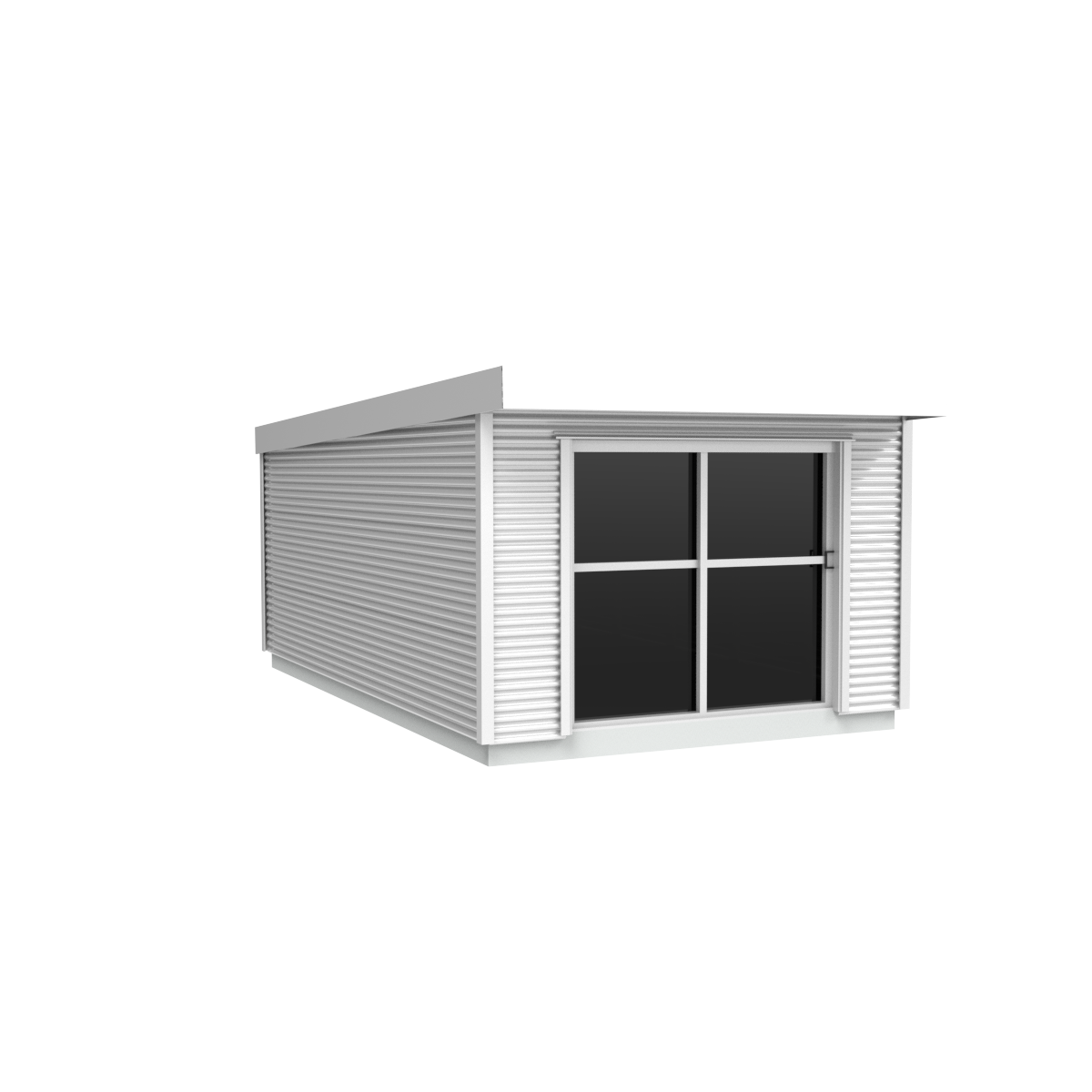 Duratuf Lifestyle WAIRARAPA CABIN w. Ranch Slider & Floor - 3.6m x 6.0m (Colour Finish)