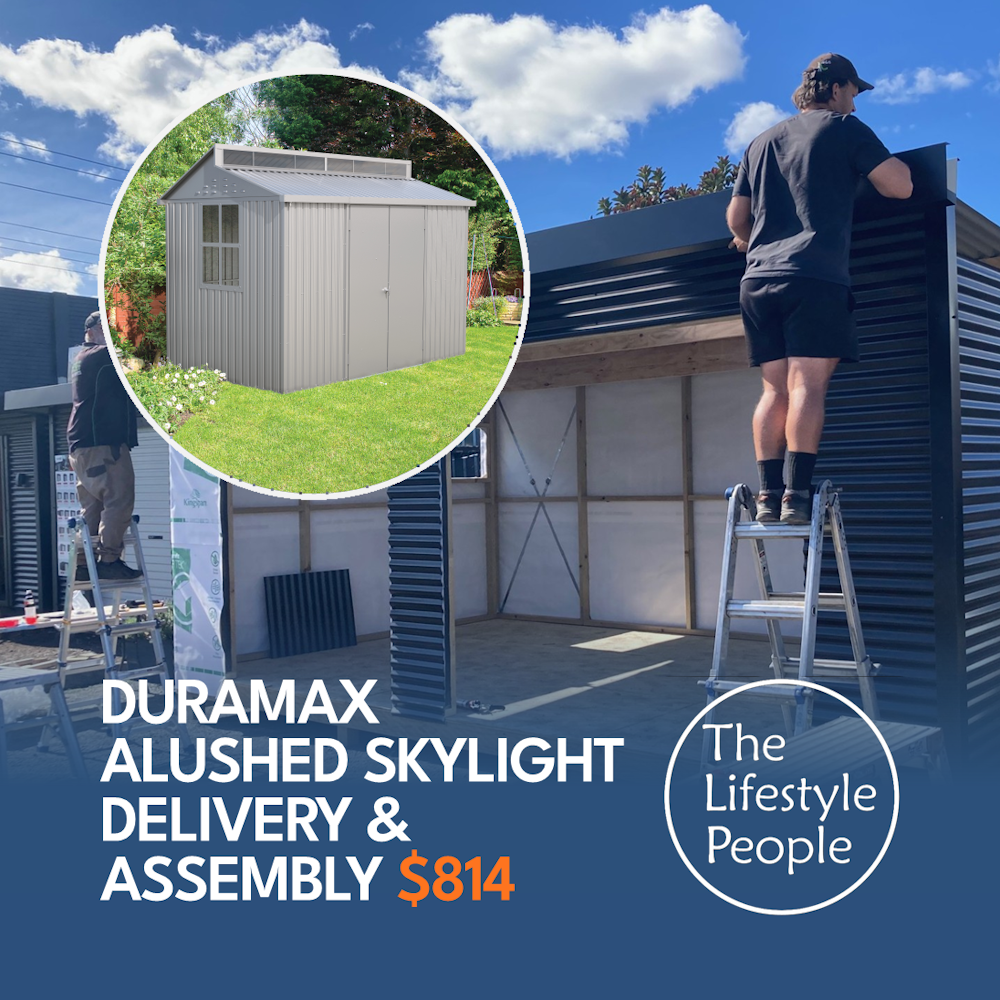 DuraMax AluShed Skylight - DELIVERY & ASSEMBLY