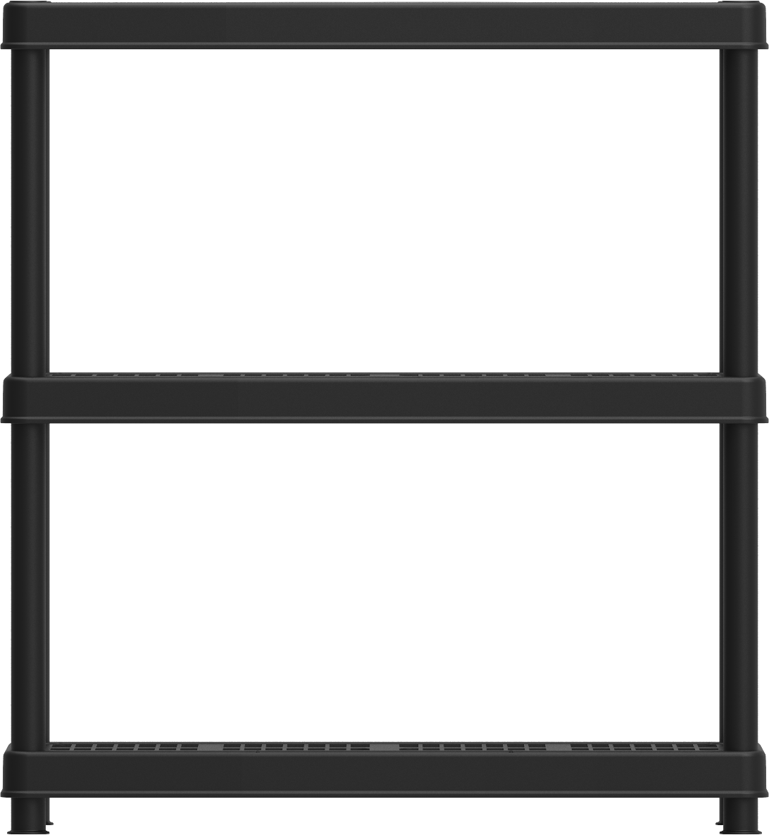 DuraMax 3 Tier Shelving Rack - 900mm x 450mm x 980mm – Kitset