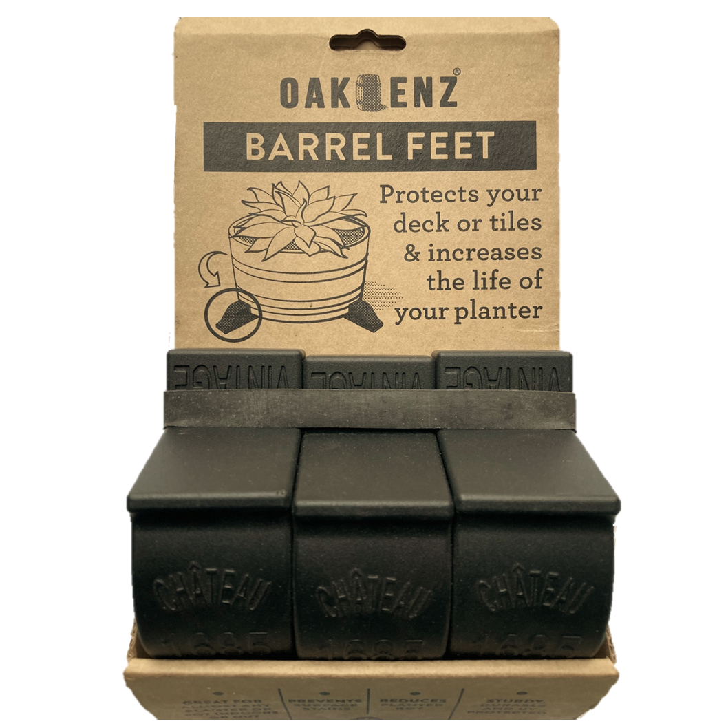 Wine Barrel Nylon Feet (Set of 3)