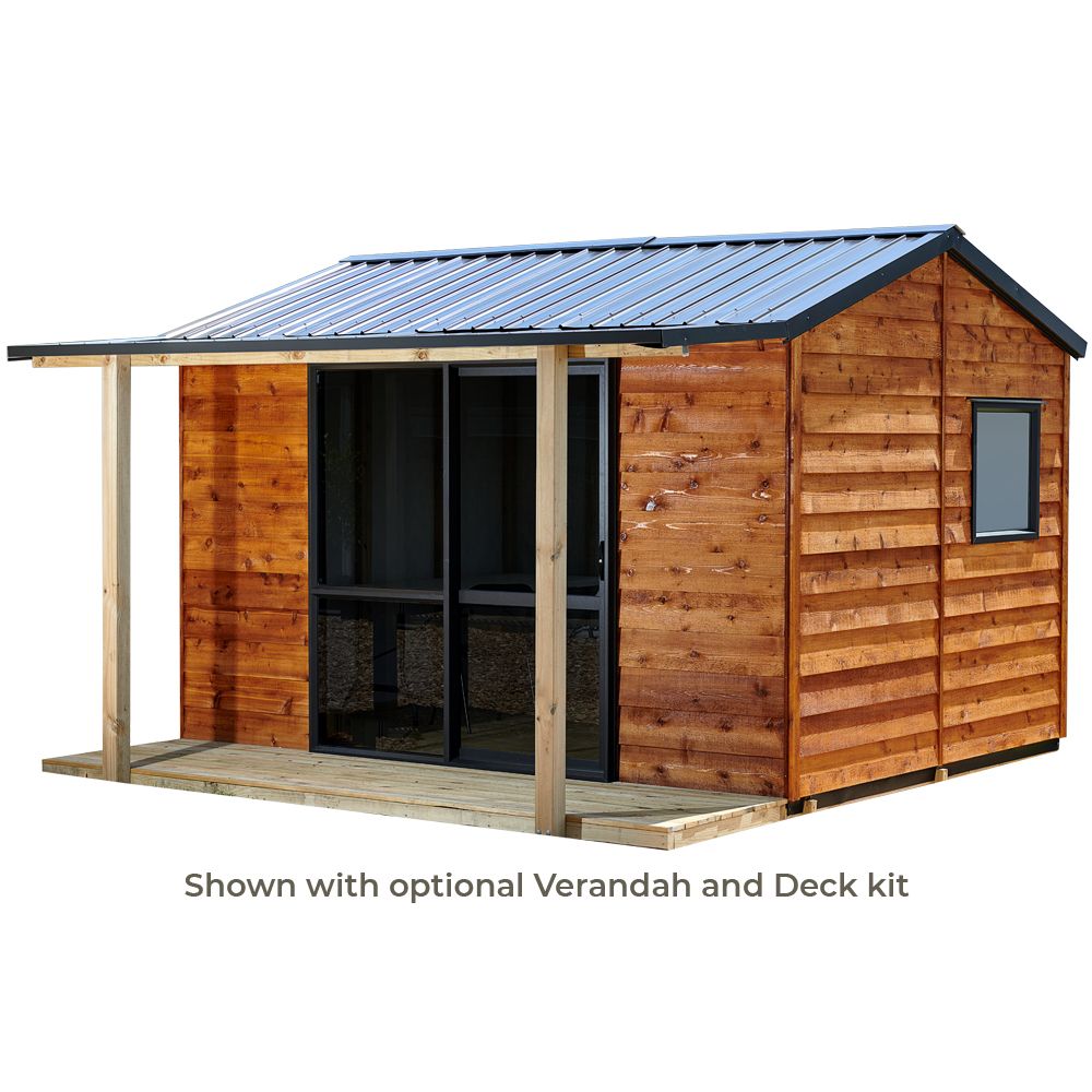 Urban Cedar Cabin (Finger Jointed) w. Floor - 3.6m x 2.8m
