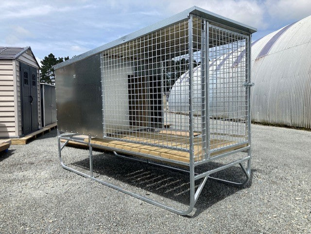 Damel Kennel & Run - Single Standard - 0.95m x 2.4m