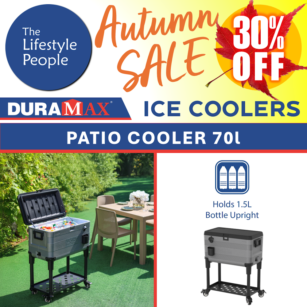 DuraMax Patio Mobile Beverage Cooler 70L - 740 x 450 x 900mm