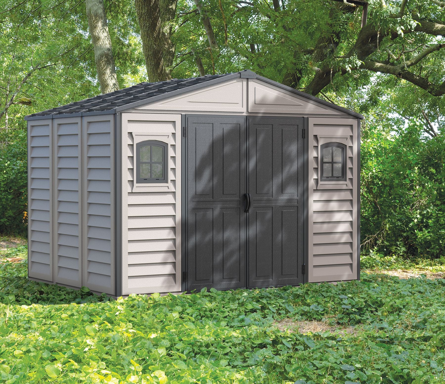 DuraMax Woodbridge II PLUS Vinyl Shed - 3.2 m x 2.4 m Kitset