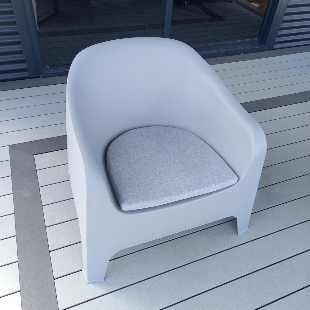 Eva Outdoor Tub Chair Grey Eva - 843mm (w) x 788mm (h) x 799mm (d)