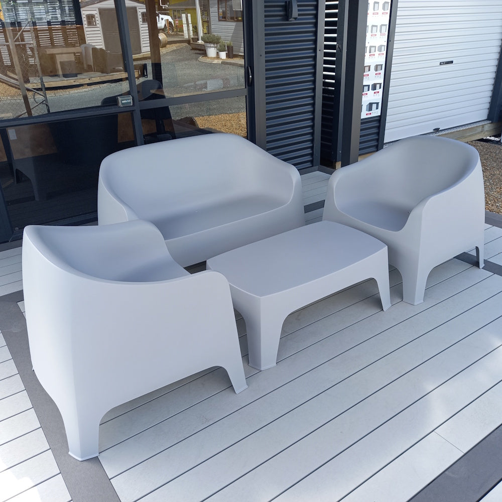 Eva Outdoor Coffee Table Grey - 972mm x 589mm x 380mm (h)