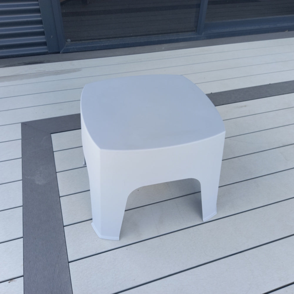 Eva Outdoor Side Table Grey - 495mm x 495mm x 380mm (h)